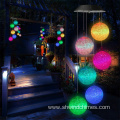 Solar-Powered Color-Changing Ball Wind Chimes for Parties